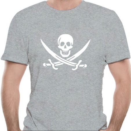 T Shirt Tete de Mort Pirate