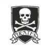 Autocollant de pirate Blason Jolly Rogers pour ordinateur portable - 13cm x 9cm