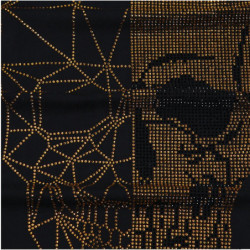 T Shirt Fashion Tete de Mort Strass Homme