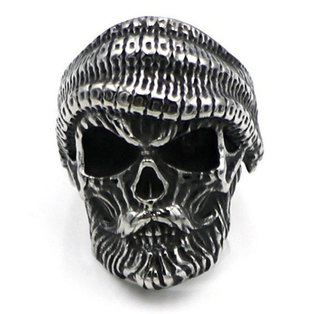 Bague Chevaliere Tête de Mort Pirate pour homme