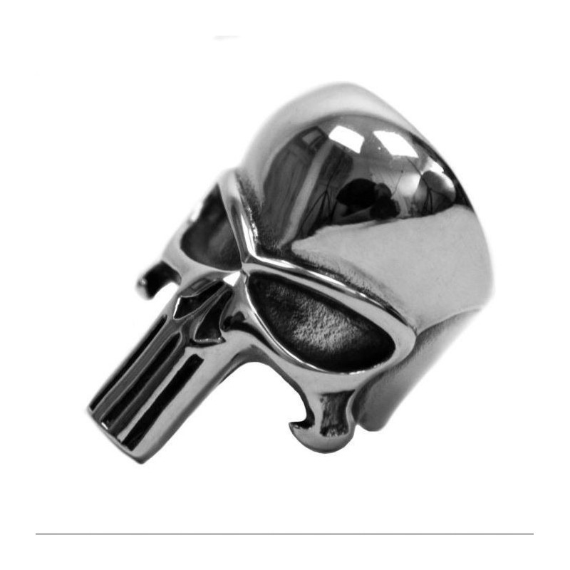 Bague Tete de Mort Punisher pour homme