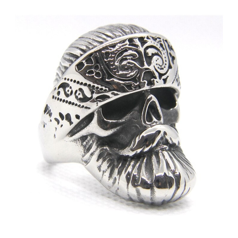 Bague Tete de Mort Biker