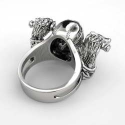 Bague Tete de Mort Biker