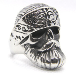 Bague Tete de Mort Biker