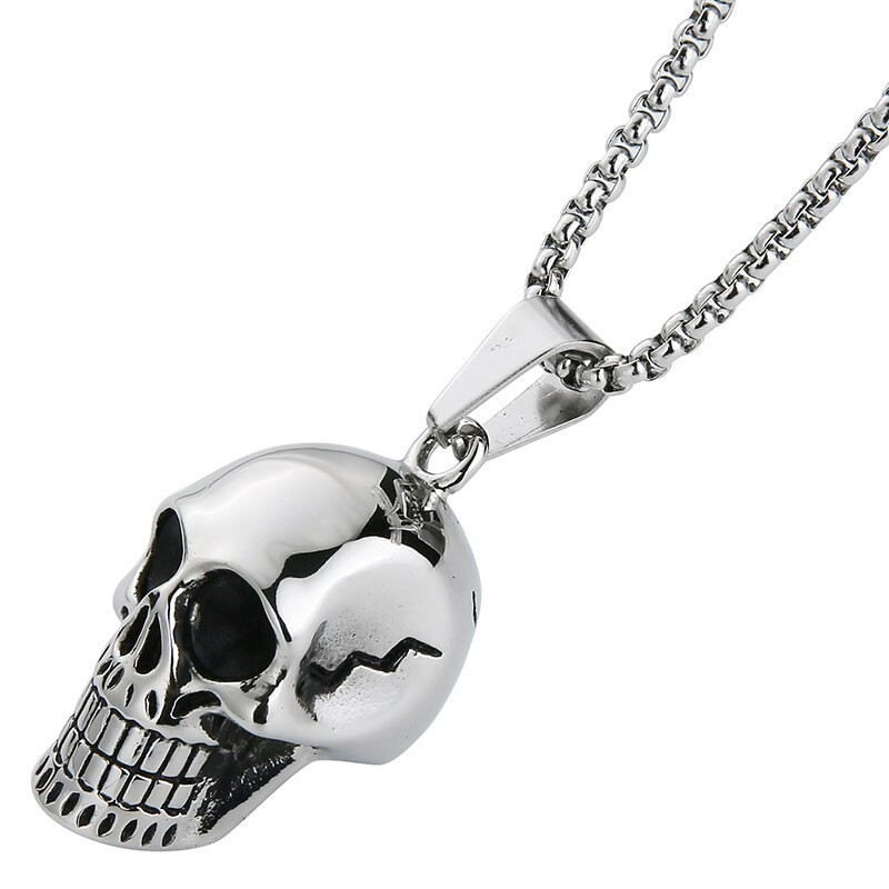 Collier Tete de Mort Homme