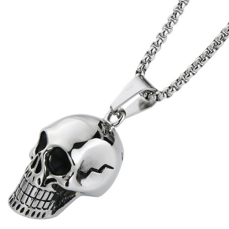 Collier Tete de Mort Homme