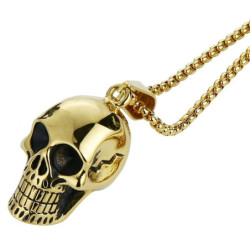 Collier Tete de Mort Homme