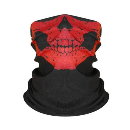 Foulard Motard Tete de Mort - Tour de Cou Tete de Mort Glacial