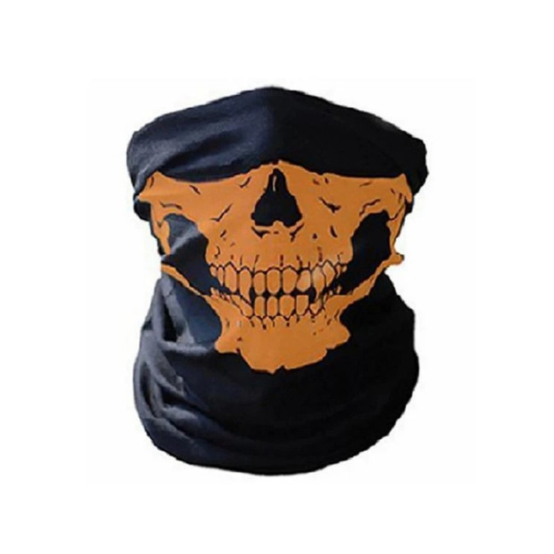 Foulard Motard Tete de Mort - Tour de Cou Tete de Mort Glacial