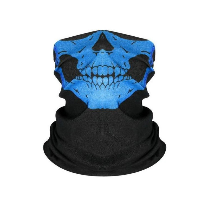 Foulard Motard Tete de Mort - Tour de Cou Tete de Mort Glacial