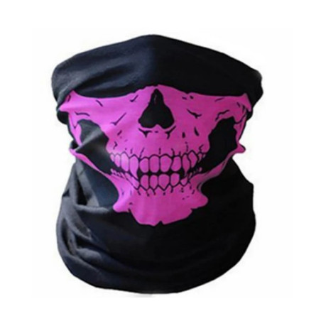 Foulard Motard Tete de Mort - Tour de Cou Tete de Mort Glacial