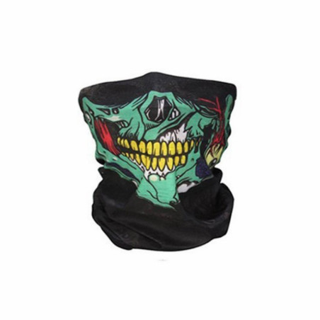Foulard Motard Tete de Mort - Tour de Cou Tete de Mort Glacial