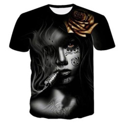 T shirt Calaveras Tête de Mort