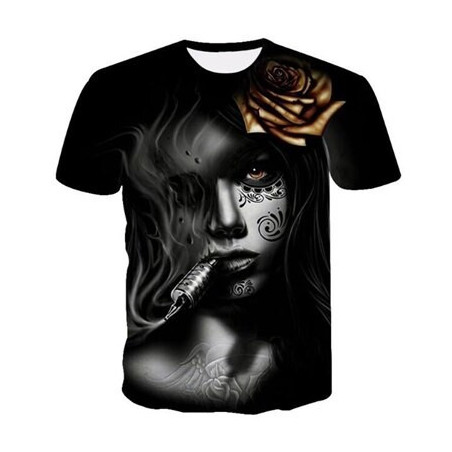 T shirt Calaveras Tête de Mort