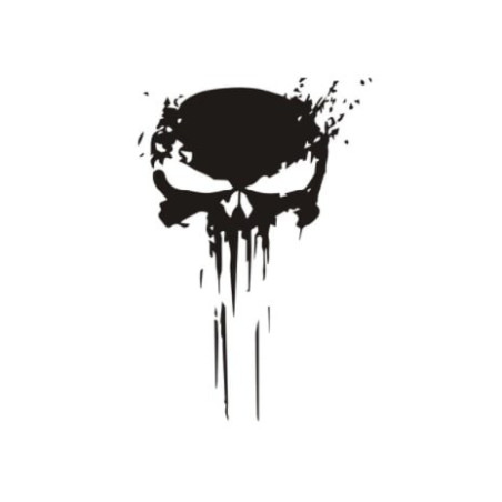 Sticker Tete de Mort Punisher