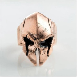 Bague Tete de Mort Spartiate