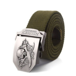 Ceinture Tête de Mort Pirate couleur vert