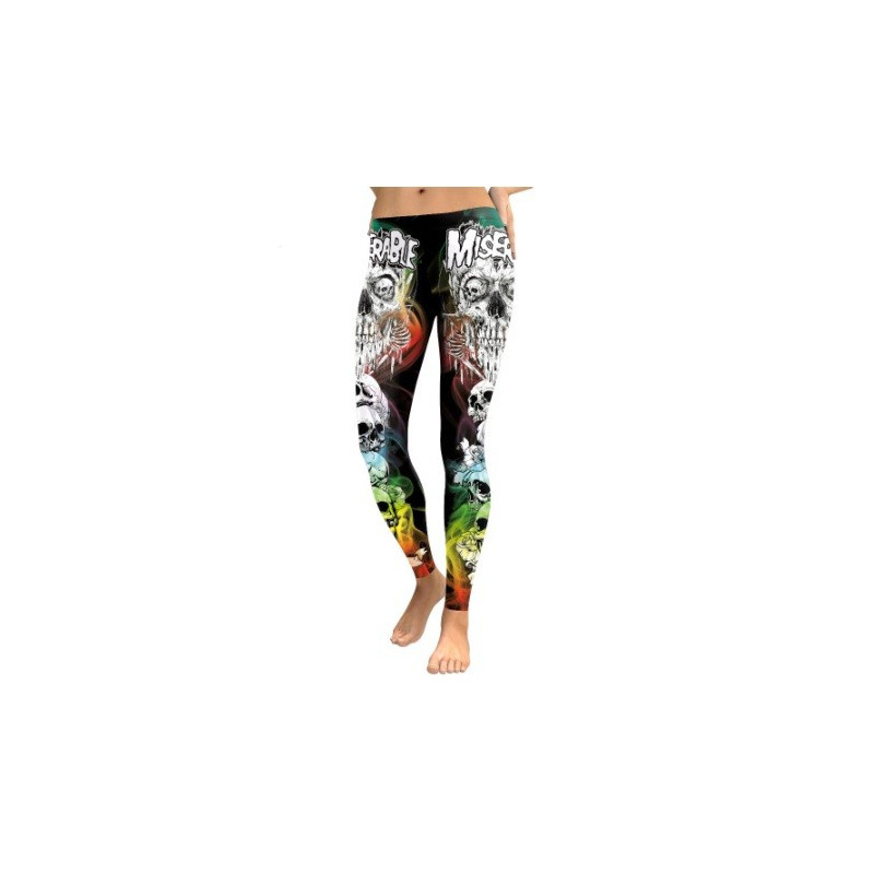 Legging Crossfit Tete de Mort Misérable