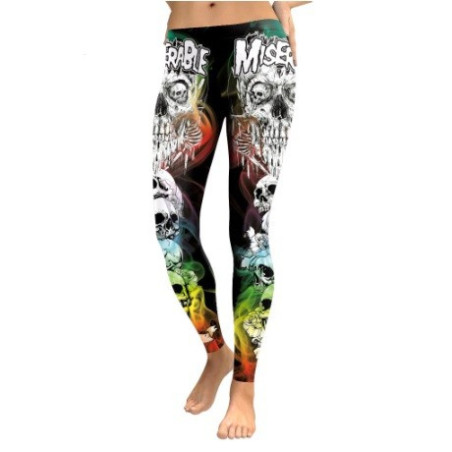 Legging Crossfit Tete de Mort Misérable