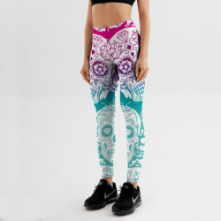 Magnifique Legging Calaveras Brillant