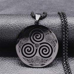 Collier Viking en acier inoxydable - modèle 2