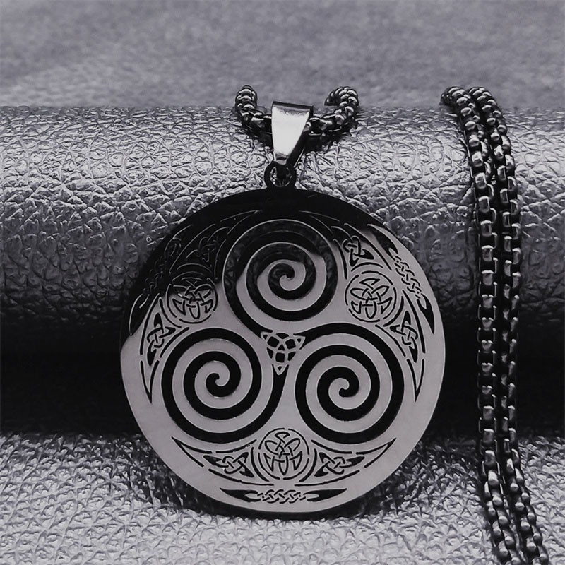 Collier Viking en acier inoxydable - modèle 2