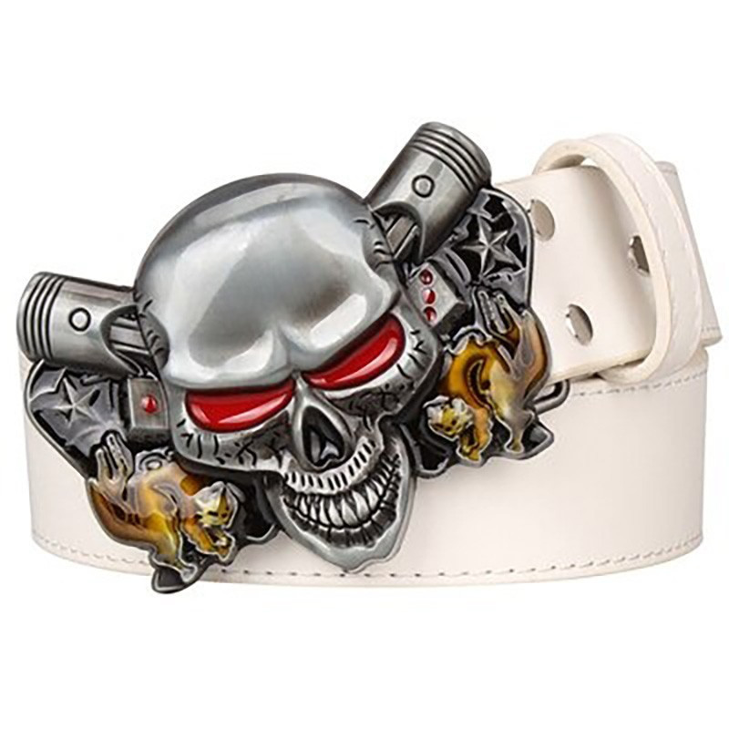 Ceinture Tête de Mort Biker