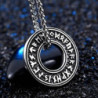 Dimensions collier Viking boussole Runic végétvisir