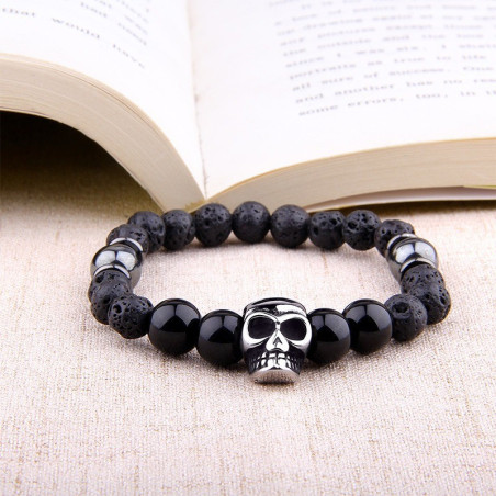 Bracelet Tête de Mort Inca