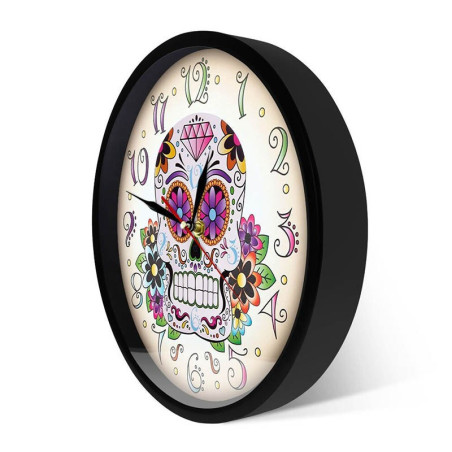 Horloge Tête de Mort Crâne Mexicain
