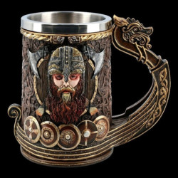 Chopes viking Tankard Viking en résine 600ml