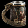 Chopes viking Tankard Viking en résine 600ml vue droite