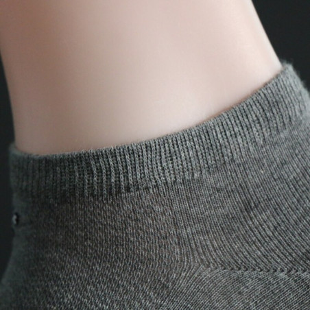 Lot de deux paires de chaussettes courtes logo tête de mort