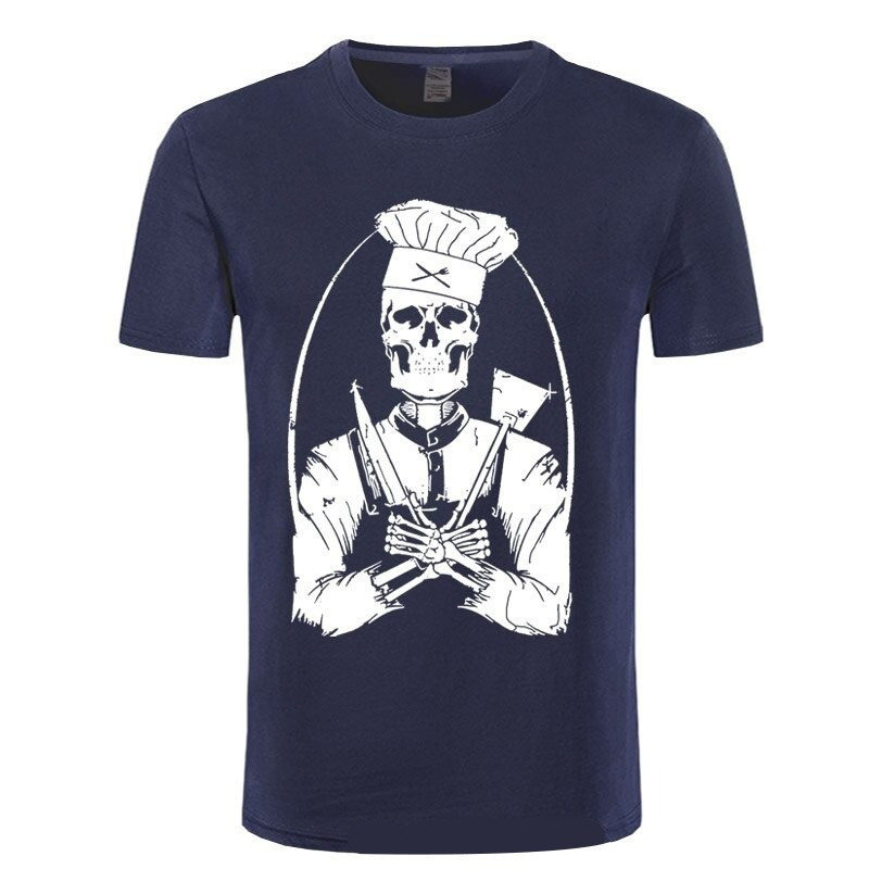 Tshirt tête de mort Chef Cuisiner