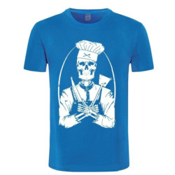Tshirt tête de mort Chef Cuisiner