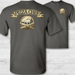 Tshirt tête de mort Pizza Chef Pizzailo