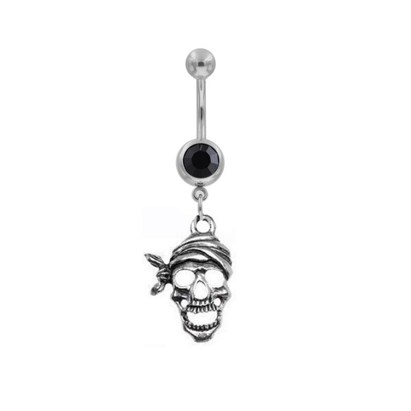 Piercing de nombril en acier chirurgical - 6 modèles au choix !