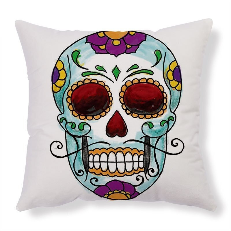 Housse de coussin Santa Muerte Corlorés 21 modèles au choix!