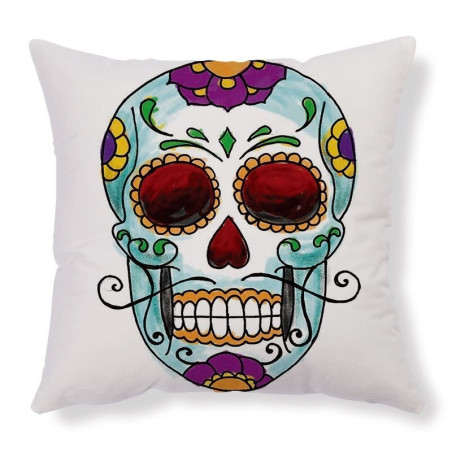 Housse de coussin Santa Muerte Corlorés 21 modèles au choix!