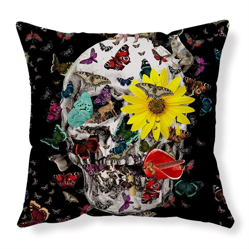 Housse de coussin Santa Muerte Corlorés 21 modèles au choix!