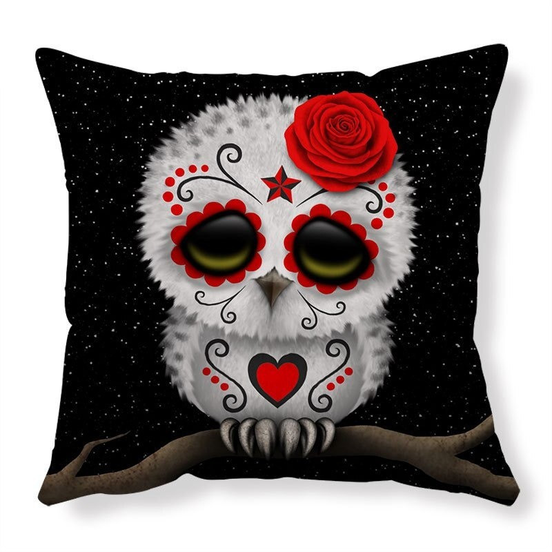 Housse de coussin Santa Muerte Corlorés 21 modèles au choix!