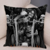 Magnique Housse de coussin tête de mort crâne mortars Bikers