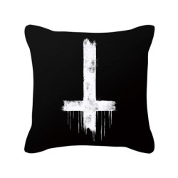 Magnifique Housse de coussin tête de mort style gothique