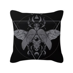 Housse de coussin tête de mort style gothique - 12 modèles originaux !