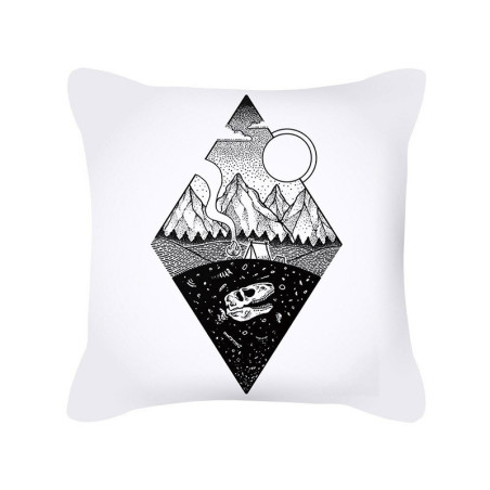 Housse de coussin tête de mort style gothique - 12 modèles originaux !