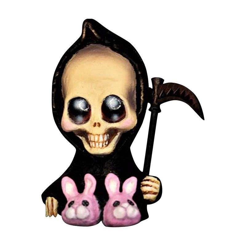 Mini crâne Mignon Tête de mort artisanal en résine - modele 2