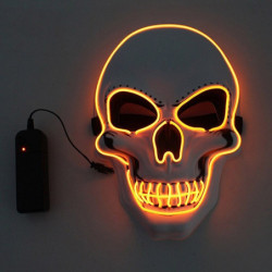 Lampe tête de mort masque crâne lumineux LED