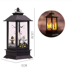 Lampe LED pour Halloween, lanterne, citrouille, crâne de sorcière