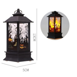 Lampe LED pour Halloween, lanterne, citrouille, crâne de sorcière