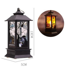 Lampe LED pour Halloween, lanterne, citrouille, crâne de sorcière